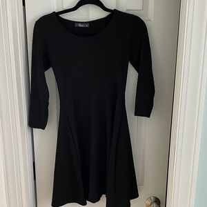 Classic Black Long Sleeve Dress